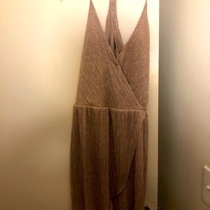 Rose gold sparkle dress